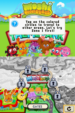 Moshi Monsters: Moshlings Theme Park screenshot 4 for Nintendo 3DS